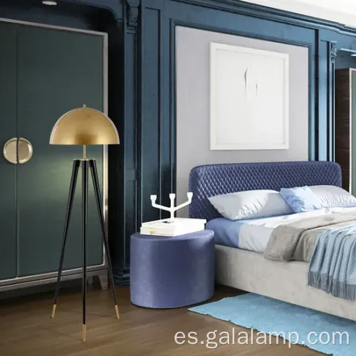 Lámpara de piso moderna elegante con brillo ajustable